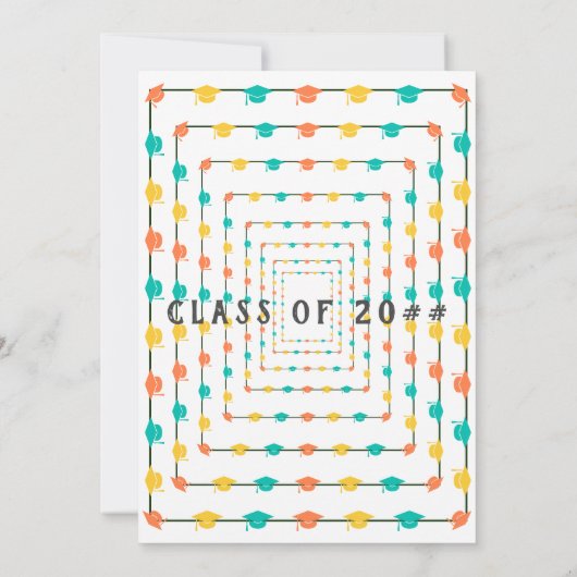 2024 Kleurrijke Mexicaanse Fiesta Graduation Party Kaart (Achterkant)