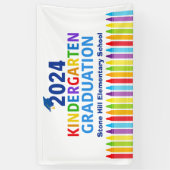 2024 Kleuterschool Afstuderen basisschool Spandoek (Verticaal)