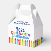 2024 Kleuterschool Afstuderen Custom School Party Bedankdoosjes (Voorkant Zijde)