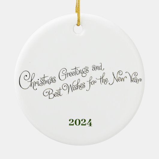 2024  Kretchman Kerst Kaart Ornament (Achterkant)