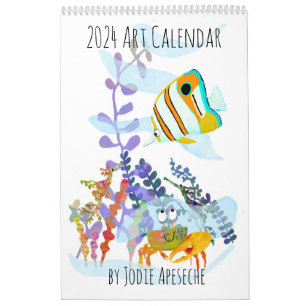 2024 Kunstkalender door Jodie Apeseche Kalender