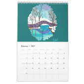 2024 Kunstkalender voor hersenen Kalender (Feb 2027)
