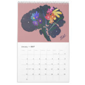 2024 Kunstkalender voor hersenen Kalender (Jan 2027)