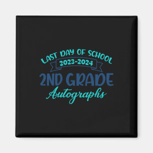 2024 Laatste dag van de school handtekening 2e gra Magneet