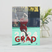 2024 Lacrosse fotoafstudeerfeest Kaart (Staand voorkant)