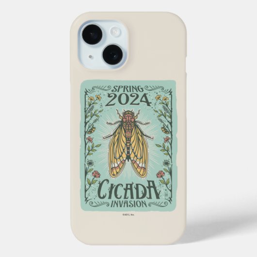 2024 Lente Cicada Invasie Case-Mate iPhone Case (Achterkant)