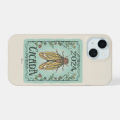 2024 Lente Cicada Invasie iPhone 15 Case (Achterkant horizontaal)