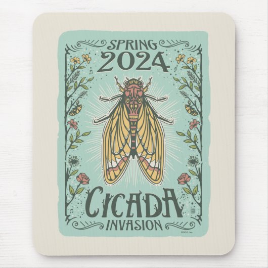 2024 Lente Cicada Invasie Muismat (Voorkant)