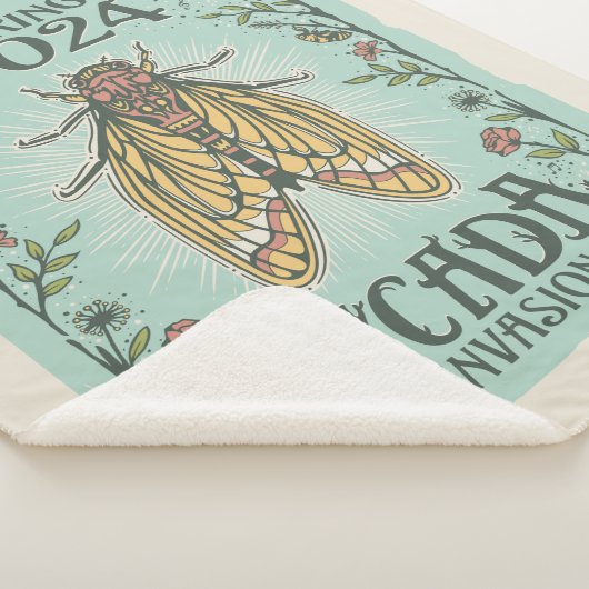 2024 Lente Cicada Invasie Sherpa Deken (3/4)