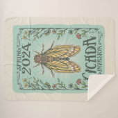 2024 Lente Cicada Invasie Sherpa Deken (Voorkant (horizontaal))