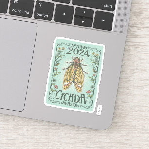 2024 Lente Cicada Invasie Sticker
