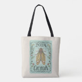 2024 Lente Cicada Invasie Tote Bag (Achterkant)
