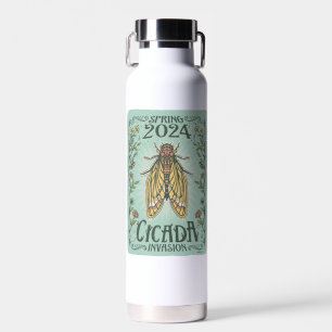 2024 Lente Cicada Invasie Waterfles