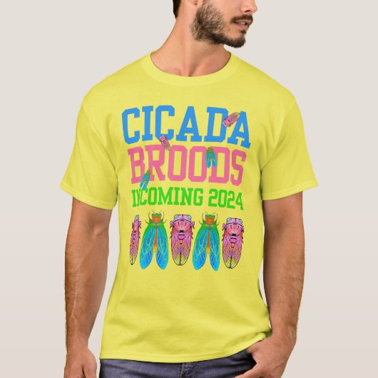 2024 Leuk CICADA BROEDJES INKOMEND T-shirt (Voorkant)