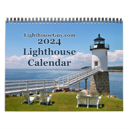 2024 LighthouseGuy.com Vuurtorenkalender Kalender