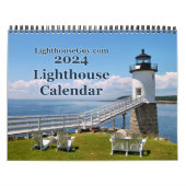 2024 LighthouseGuy.com Vuurtorenkalender Kalender (Hoes)