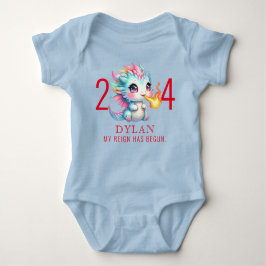 2024 Little Dragon Newborn Coming Home Outfit Scha Romper
