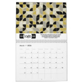 2024 Logo - Zakelijk cadeau - Interessante patrone Kalender (Mar 2026)