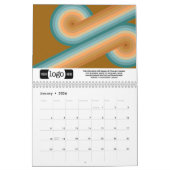 2024 Logo - Zakelijk cadeau - Interessante patrone Kalender (Jan 2026)