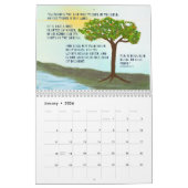 2024 Maak je geen zorgen maandelijkse kalender (Jan 2026)