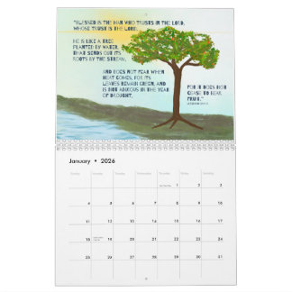 2024 Maak je geen zorgen maandelijkse kalender