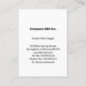 2024 Maandag Start Mini-Agenda Alles Wit Visitekaartje (Achterkant)