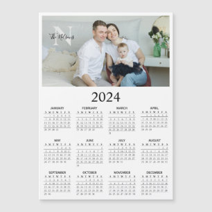 2024 Magnetische fotomonogram kalender