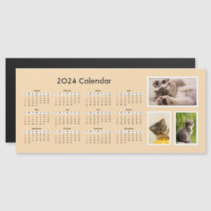 2024 magnetische kalender aangepaste foto