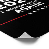 2024 Make America Great All Over Again Magaa Poster (Hoek)