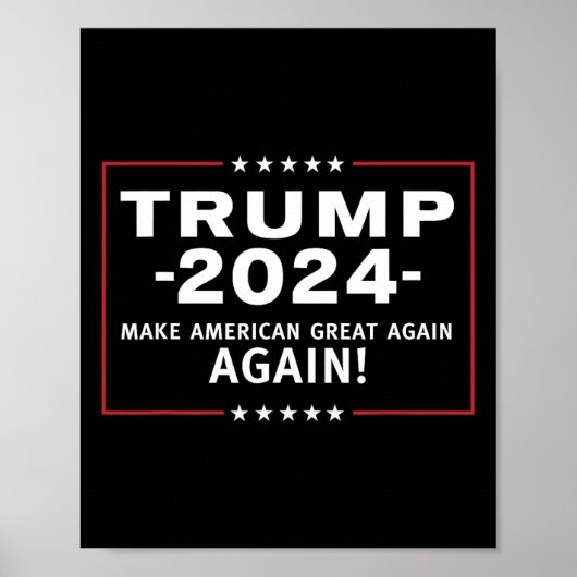 2024 Make America Great All Over Again Magaa Poster (Voorkant)