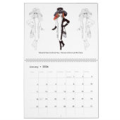 2024 Matisse Doll Mode Illustratiekalender Kalender (Jan 2026)