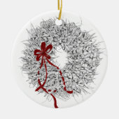 2024 Mele Kalikimaka Ti Leaf Krans Ornament (Voorkant)