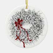 2024 Mele Kalikimaka Ti Leaf Wreath Ornament (Voorkant)