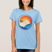 2024 Michigan GRLS Gathering - Dames Basic Blue T-shirt (Voorkant)