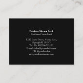 2024 Mini POCKET Kalender Zondag Start Zwart Visitekaartje (Voorkant)