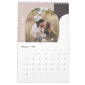 2024 Minimal Arch familie foto's Stijlvolle Sjablo Kalender (Feb 2027)