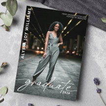 2024 Minimalistisch Script College Afstuderen Foto