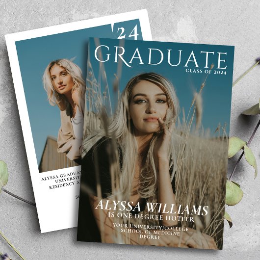 2024 Modern College Afstuderen Magazine Hoesje Fot Aankondiging