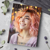 2024 Modern Magazine Overlay Afstuderen Aankondiging