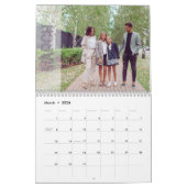 2024 moderne aangepaste familie foto Creëer uw eig Kalender (Mar 2026)