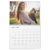 2024 Moderne aangepaste foto Creëer Uw eigen famil Kalender (Mar 2027)