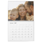 2024 Moderne aangepaste foto Creëer Uw eigen famil Kalender (Jan 2027)