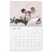 2024 Moderne aangepaste foto Creëer Uw eigen famil Kalender (Jan 2027)
