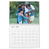 2024 Moderne aangepaste foto Creëer Uw eigen famil Kalender (Mar 2026)