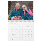 2024 Moderne aangepaste foto Creëer Uw eigen famil Kalender (Jan 2027)