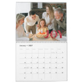 2024 Moderne foto Creëer Uw eigen familie Kalender (Jan 2027)