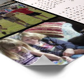 2024 Moderne minimale familie 3 fotokalender Poster (Hoek)