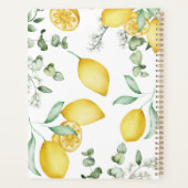 2024 Monogram Waterverf Citroenenbladpatroon Planner (Achterkant)