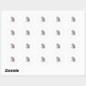 2024 Moo Deng Ronde Sticker (Vel)