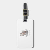 2024 Moo Deng T-shirt Bagagelabel (Voorkant verticaal)